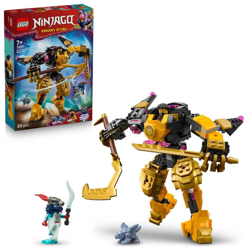 LEGO NINJAGO Arins Spinjitzu Battle Mech Toy Set 71839