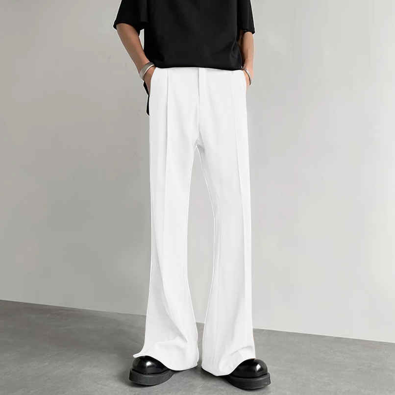 FTX Men's Loose Fit Solid Formal Bell Bottom Trouser | White - 34 FTX Men's Loose Fit Solid Formal Bell Bottom Trouser | White - 34