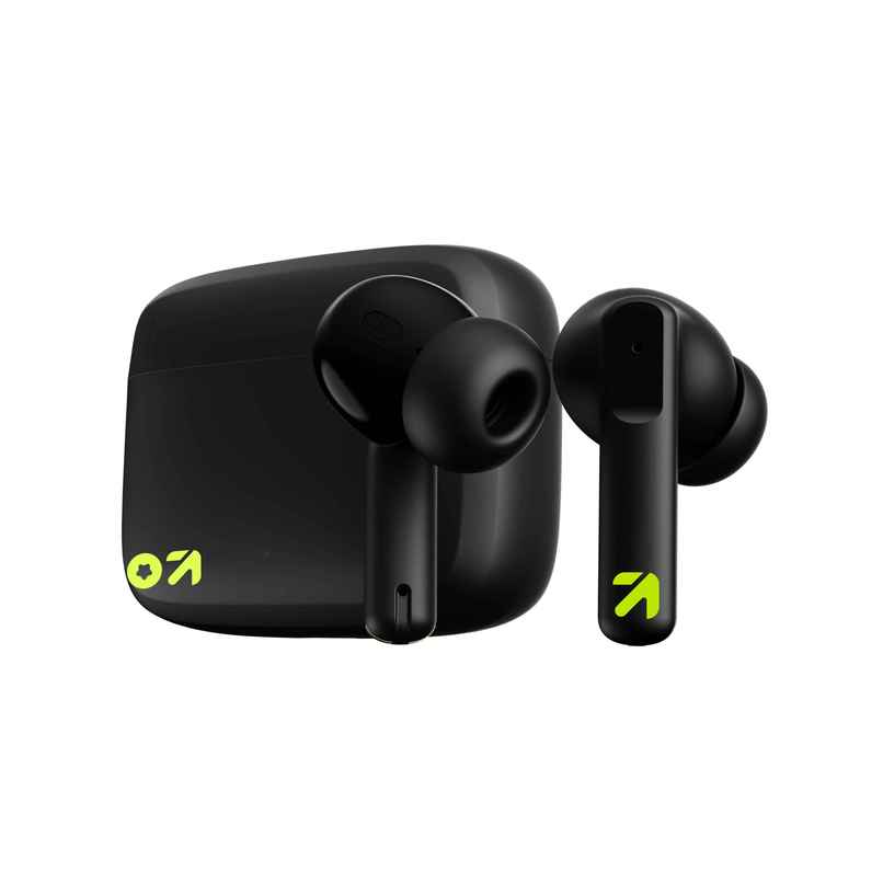 GOBOULT Octave | 60Hr Battery|Quad Mic Enc|50Ms Ultra Low Latency|5.3 BT|Black