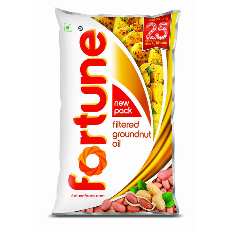Fortune Pure Groundnut Oil Pouch