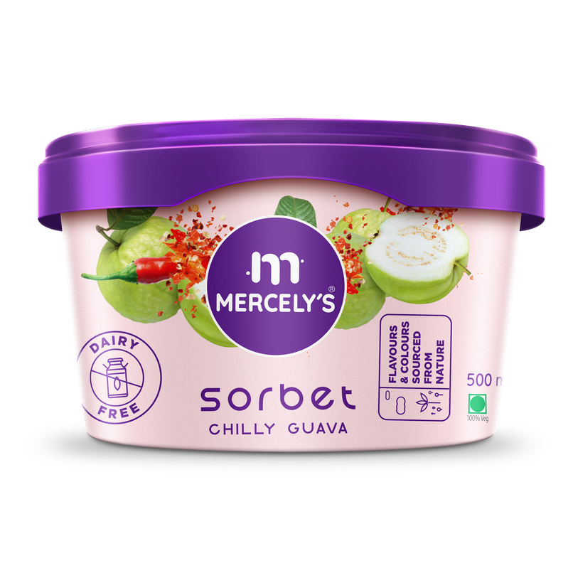 Mercely's Sorbet Chilly Guava Ice Cream Tub