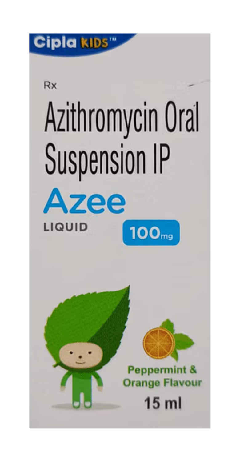 Azee 100mg Peppermint & Orange Flavour Oral Suspension