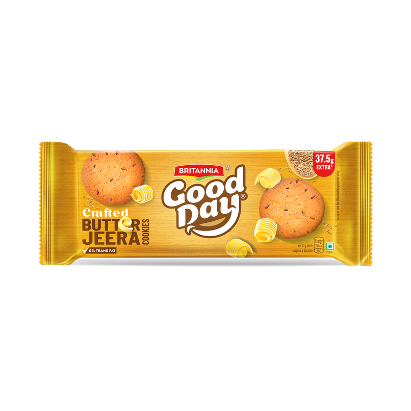 Britannia Good Day Butter Jeera Cookies | Trans Fat-free