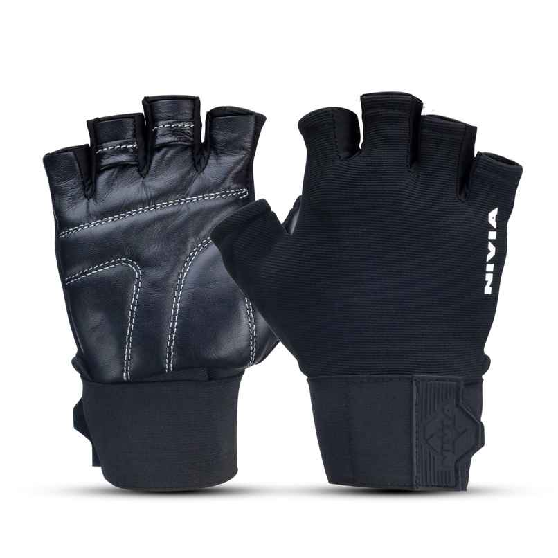 Nivia Scorpion Gym Gloves | L | Black