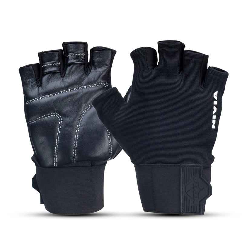 Nivia Scorpion Gym Gloves | L | Black