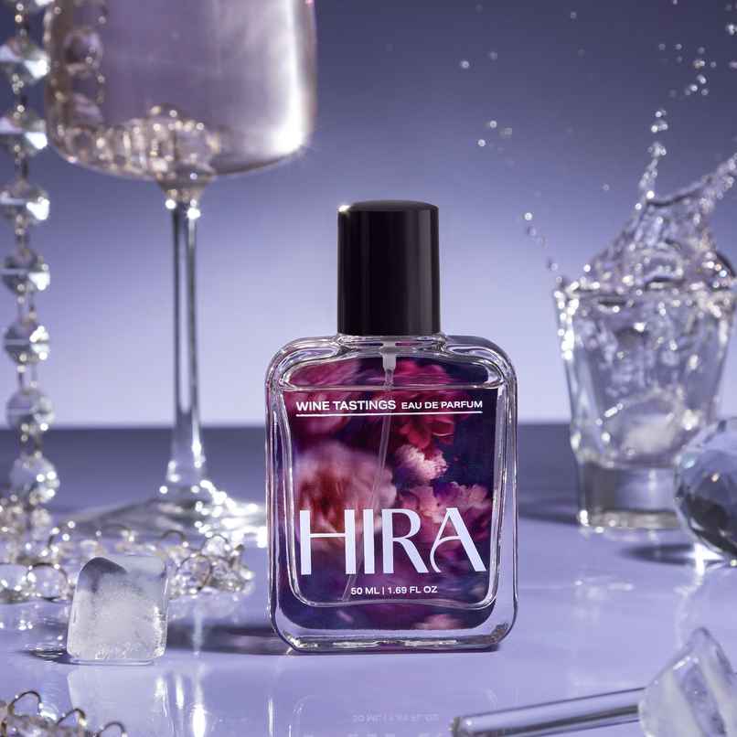 Hira Women's Wine Tastings Eau De Parfum | Rose & Oudh | Long Lasting Fragrance | Gift for Her