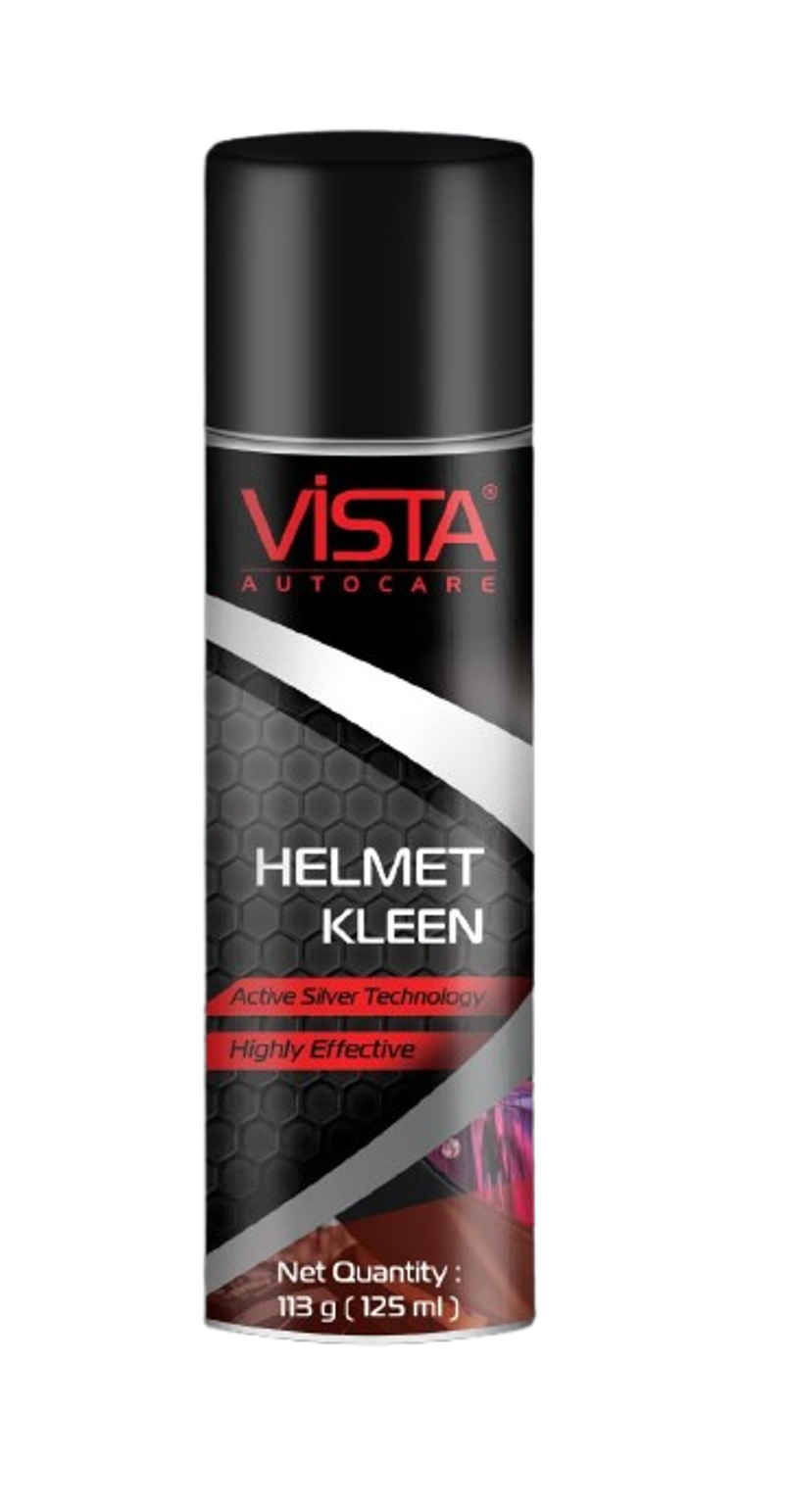 Vista Auto Care Helmet Kleen Removes Dirt, Silver-Based Antibacterial Disinfectant Foam Spray Vista Auto Care Helmet Kleen Removes Dirt, Silver-Based Antibacterial Disinfectant Foam Spray