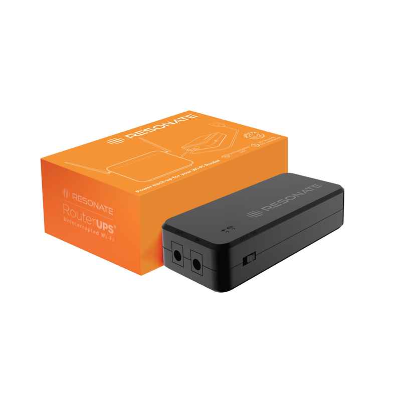 Resonate RouterUPS 12V1A , Upto 5 hours Backup - Micro Resonate RouterUPS 12V1A , Upto 5 hours Backup - Micro