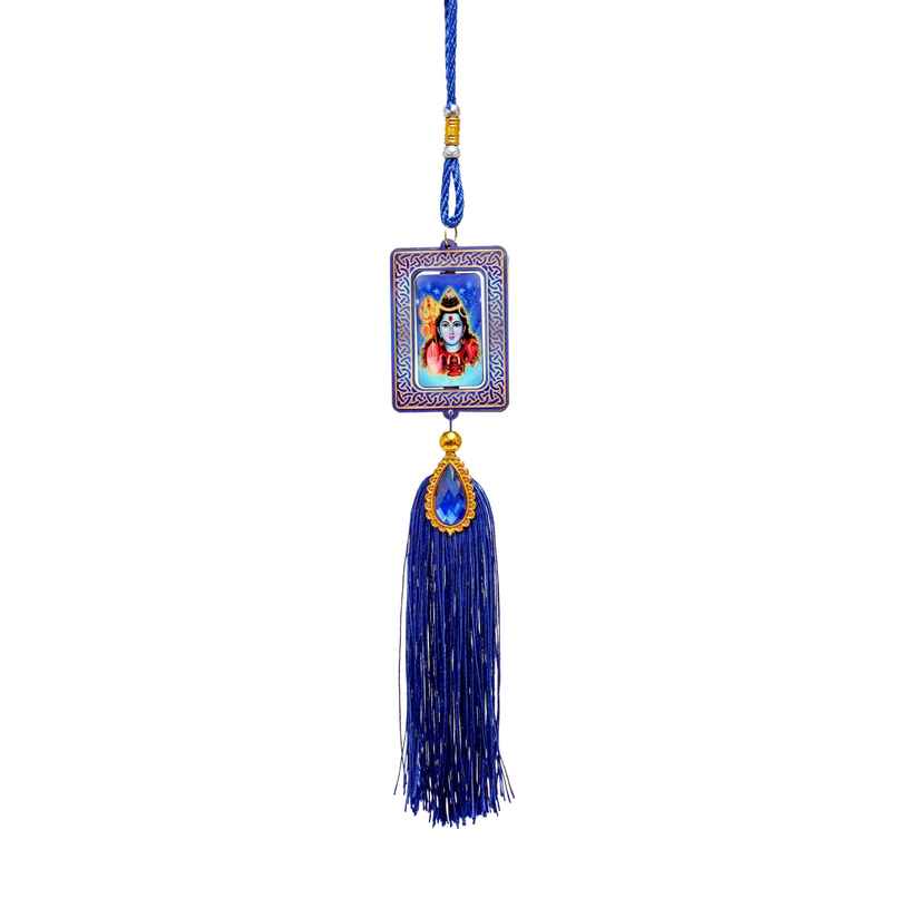 Divine Vibes Squre Designer Shiv Ji Car Dashboard Hanging Divine Vibes Squre Designer Shiv Ji Car Dashboard Hanging