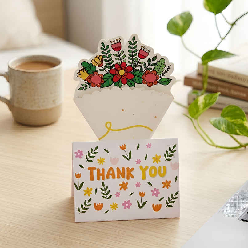 DIY Thank You Letter Bouquet Greeting Card For Mom | Oye Happy DIY Thank You Letter Bouquet Greeting Card For Mom | Oye Happy