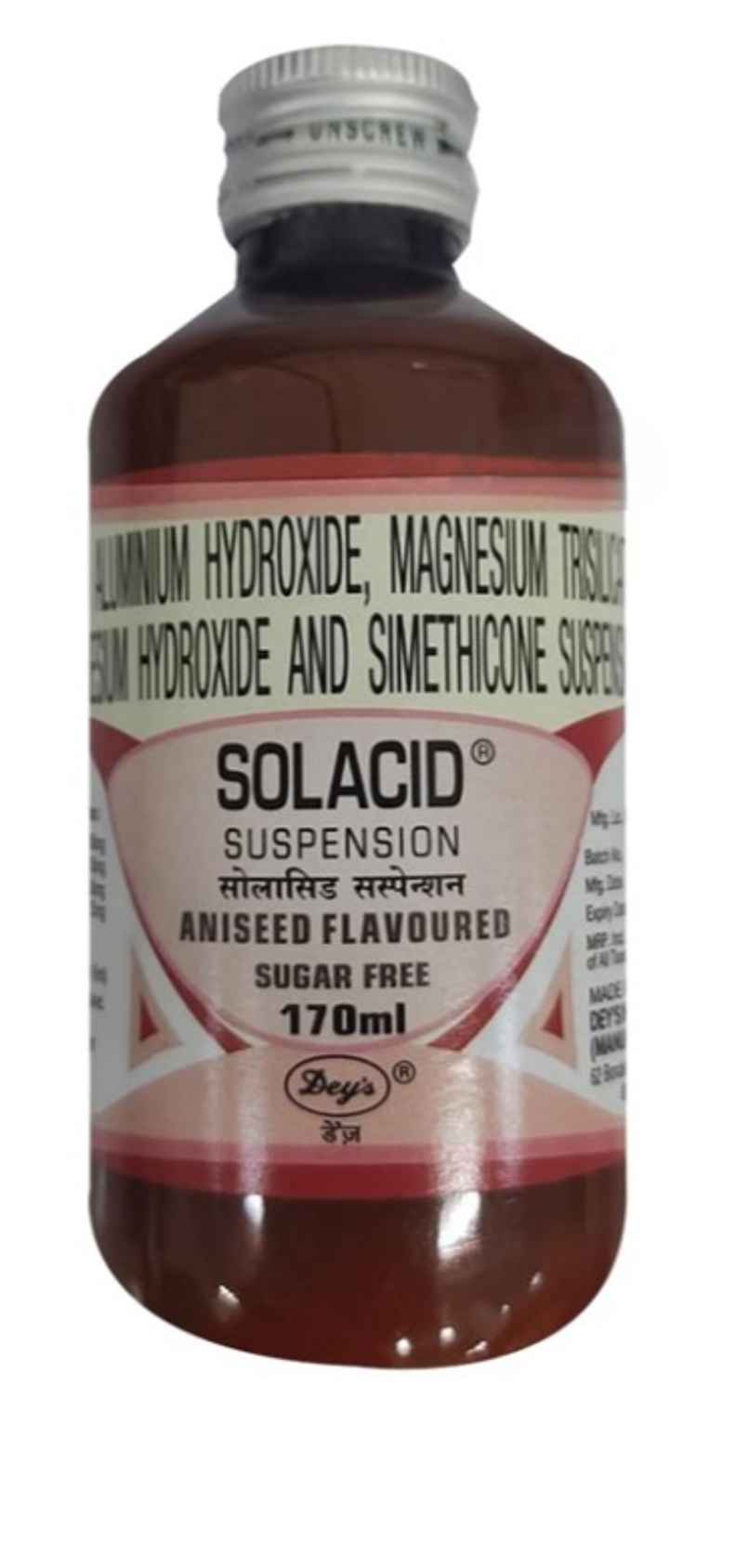 Solacid Oral Suspension Aniseed Sugar Free Solacid Oral Suspension Aniseed Sugar Free