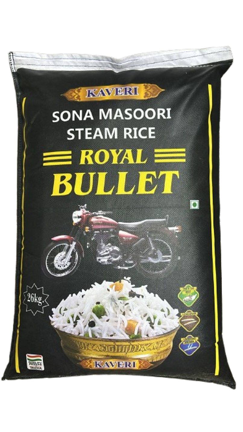 Royal Bullet Sona Masuri Steamed Rice