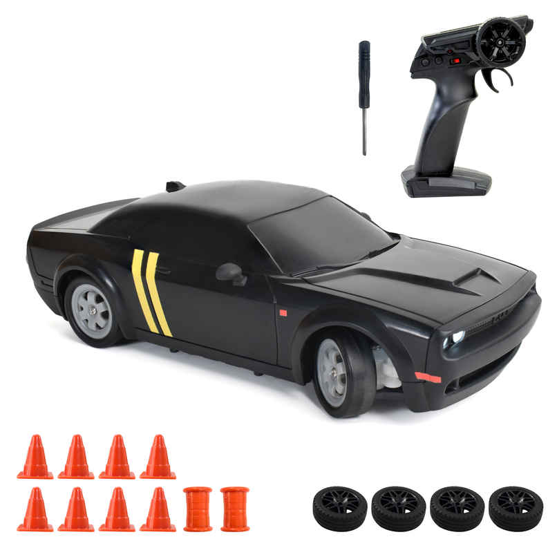 Legend of Toys Shadow Remote Control Drifting Car | 20Kmph 2.4Ghz | Multi Mode | Black