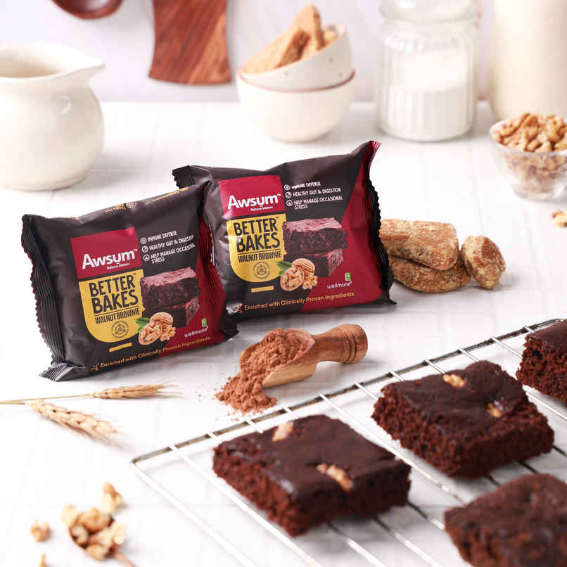 Awsum Better Bakes Walnut Brownie | Bakery Delight Awsum Better Bakes Walnut Brownie | Bakery Delight