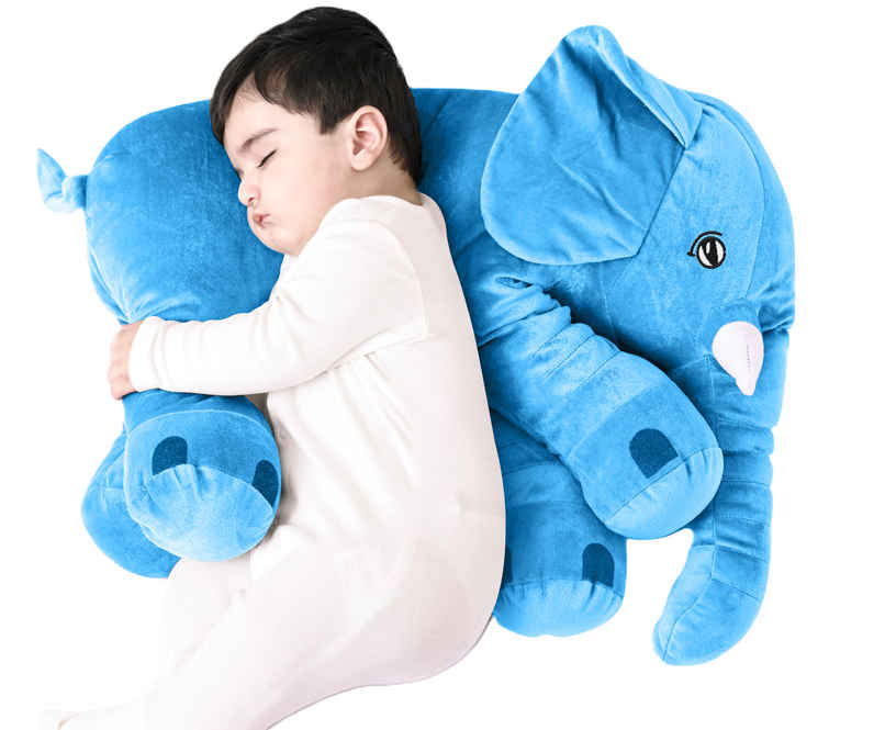 Dearjoy Baby Elephant Shaped Pillow - Blue