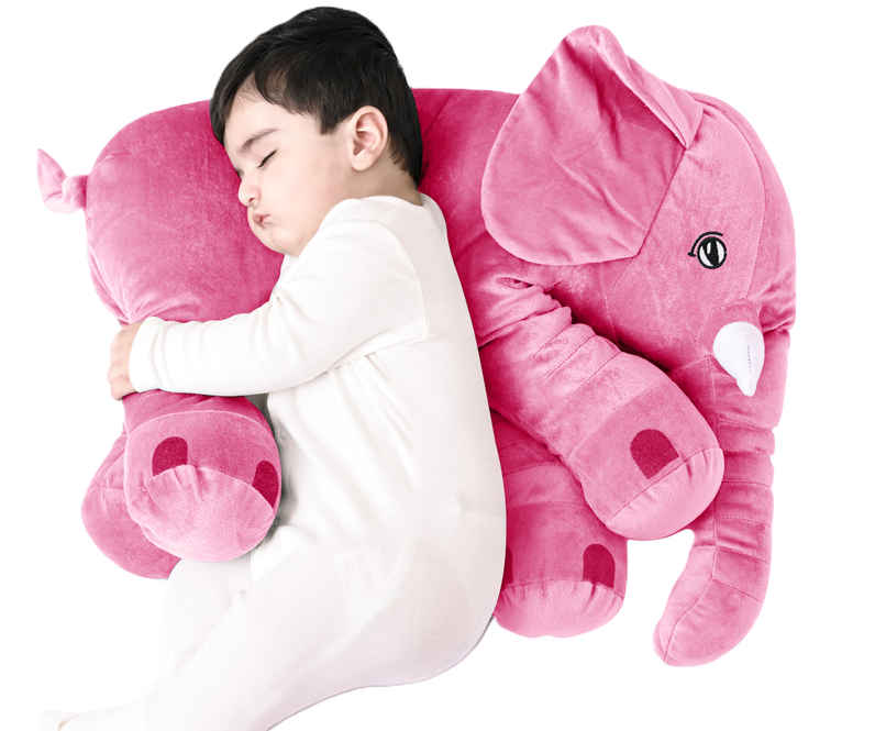 Dearjoy Baby Elephant Shaped Pillow - Pink