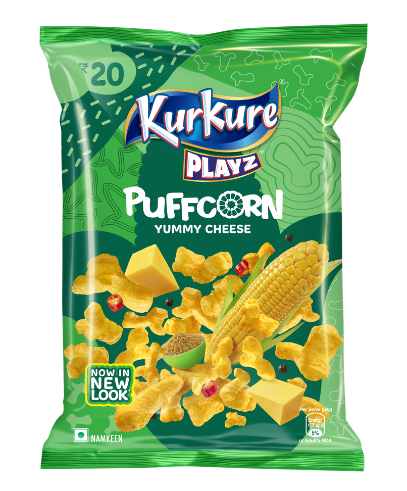 Kurkure Namkeen Playz Puffcorn Yummy Cheese | Snacks