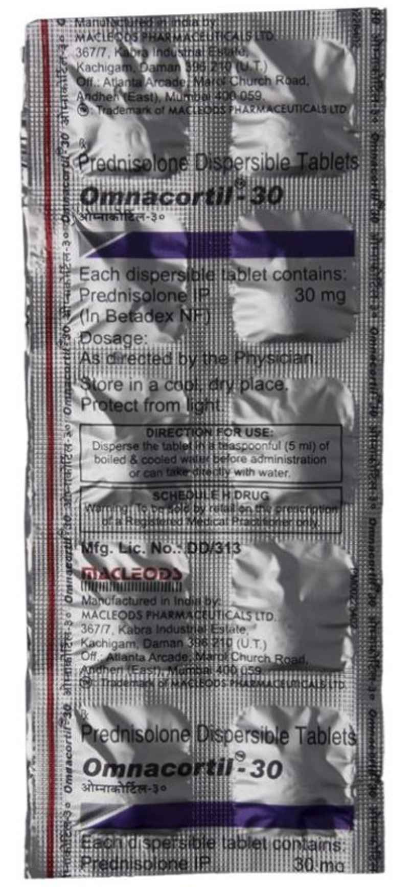 Omnacortil-30 Tablet DT