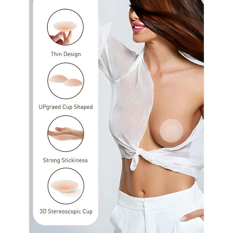 Dunberry London Ultra-Thin Silicone Nipple Covers | Nude | Free Size