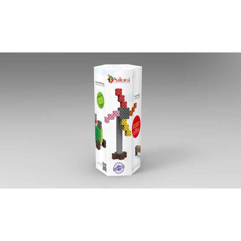 Sakara 120Pcs New Innovative 3D Blocks