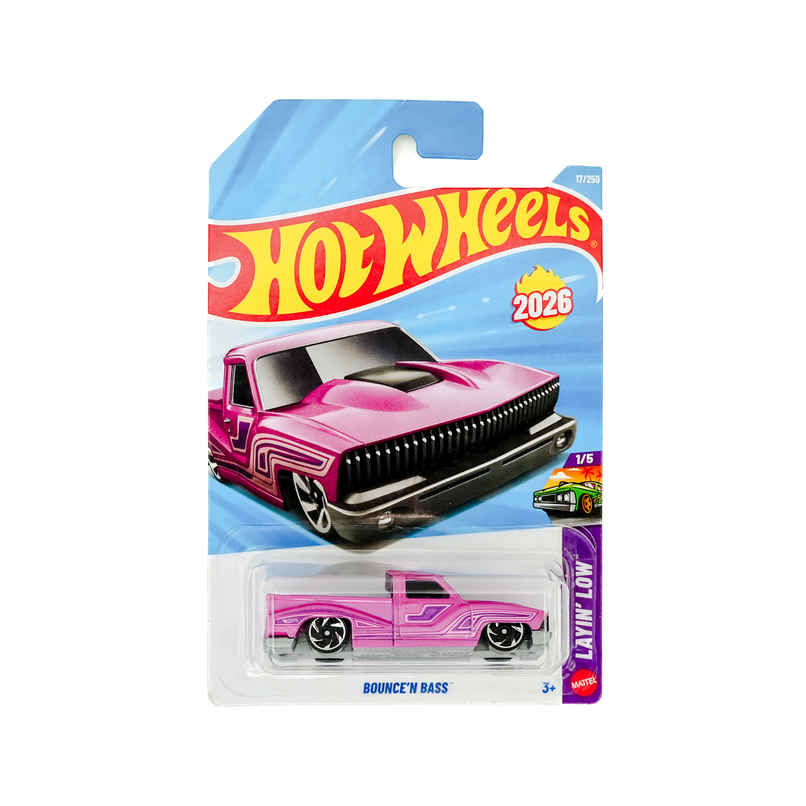 Hot Wheels Worldwide Basic HW Bouncen Bass Car Toy for Kids & Collectors Hot Wheels Worldwide Basic HW Bouncen Bass Car Toy for Kids & Collectors