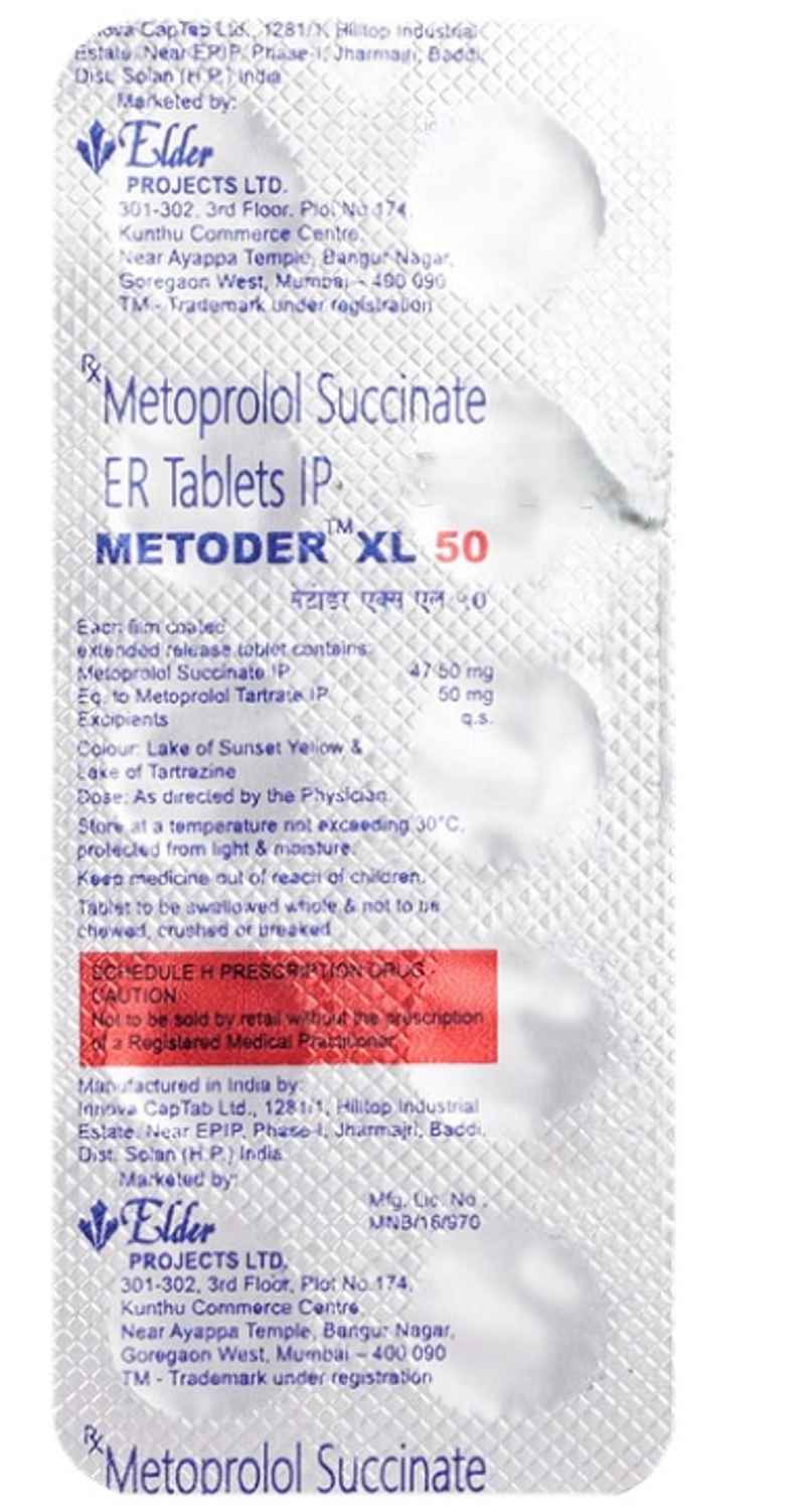 Metoder XL 50 Tablet ER Metoder XL 50 Tablet ER