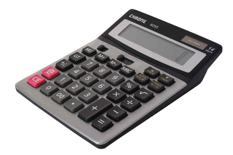 Chrome 9255 Check & Correct Basic 14 Digit Calculator. Chrome 9255 Check & Correct Basic 14 Digit Calculator.