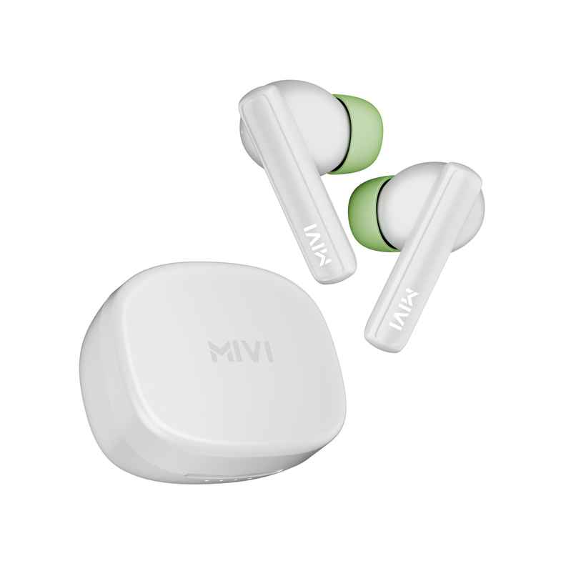Mivi DuoPods Sync TWS, 60H Playtime, 13mm Drivers, AI ENC Calls, IPX4, BT 5.3