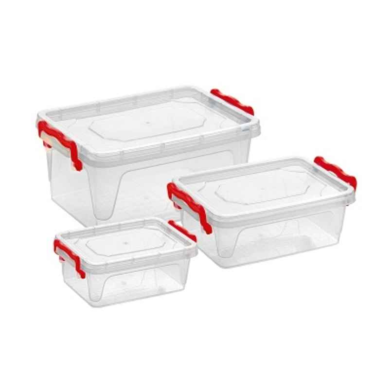 JOYO Multibox Storage Container Set of 3 (600ml, 1.2L, 3L) | Multipurpose storage Containers