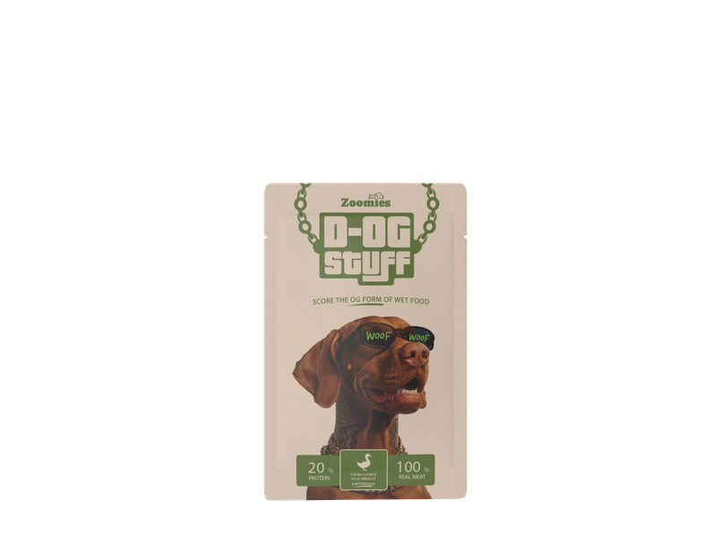 Zoomies D-OG stuff Duck Dog Wet Food