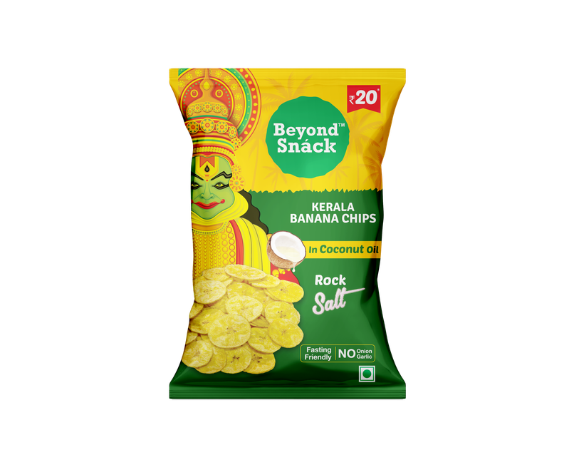 Beyond Snack Kerala Banana Chips - Coconut Oil & Rock Salt