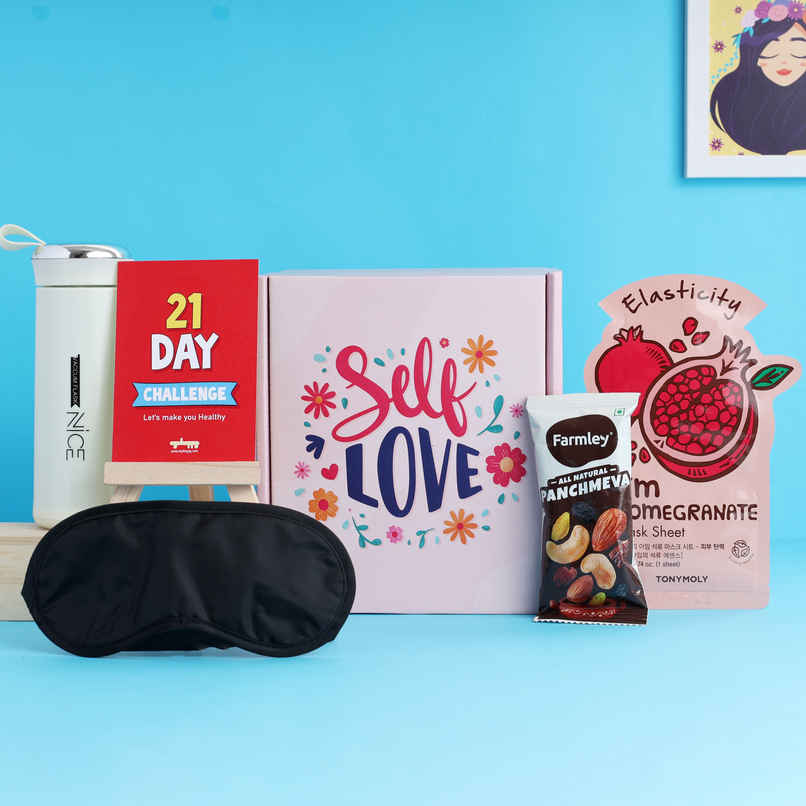 Fitness and Self Care Hamper | Wellness Gift Set for Health | Conscious Women | Oye Happy