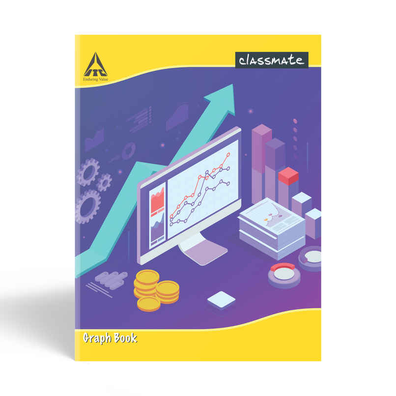 Classmate Graph book (28 x 22 cm, 32 Pages, Assorted Designs)