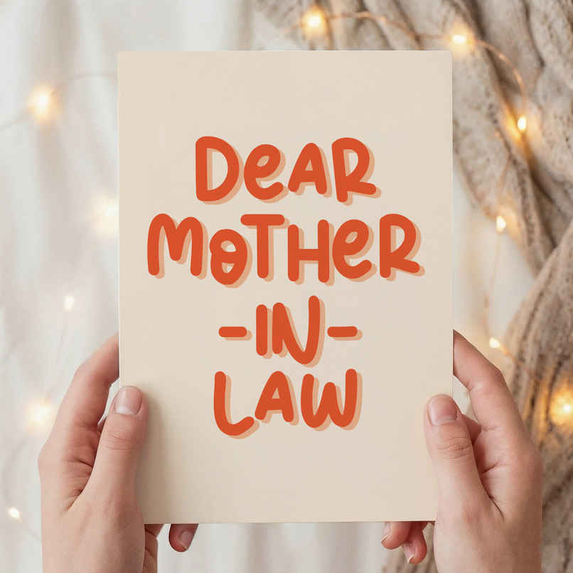 Dear Mother-in-Law Special Greeting Card | Oye Happy