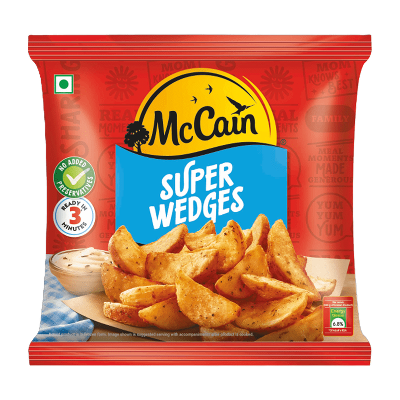 McCain Super Wedges | Frozen Seasoned Potato Wedges McCain Super Wedges | Frozen Seasoned Potato Wedges