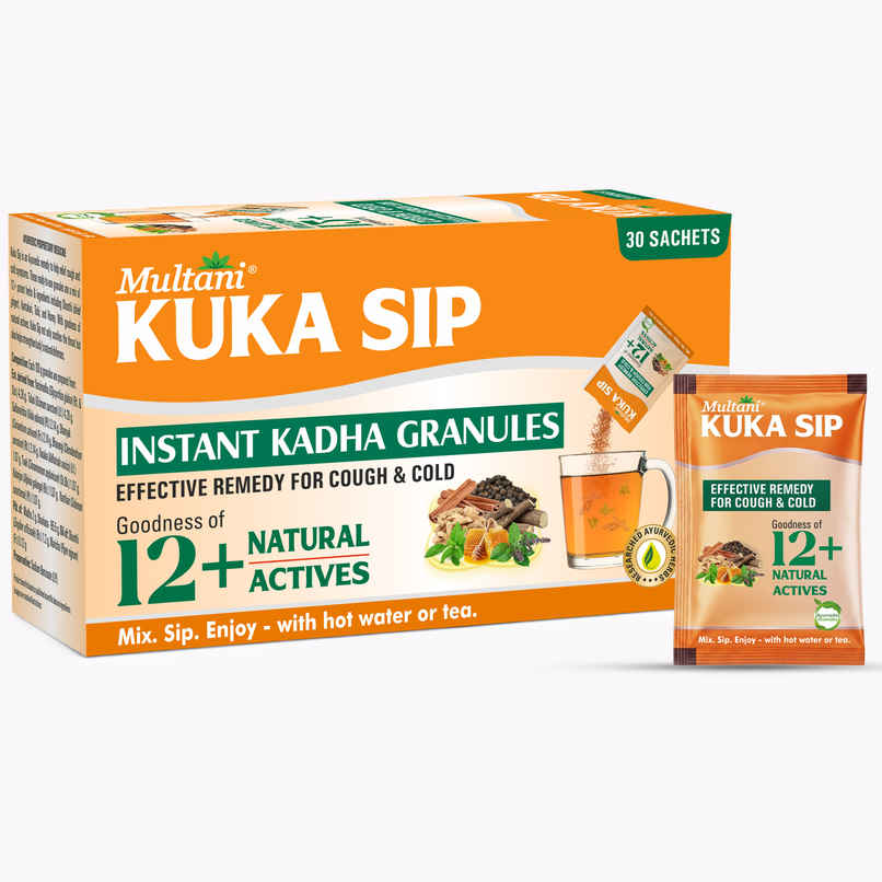 MULTANI Kuka Sip | Instant Kadha Granules | Effective Remedy for Cough & Cold MULTANI Kuka Sip | Instant Kadha Granules | Effective Remedy for Cough & Cold
