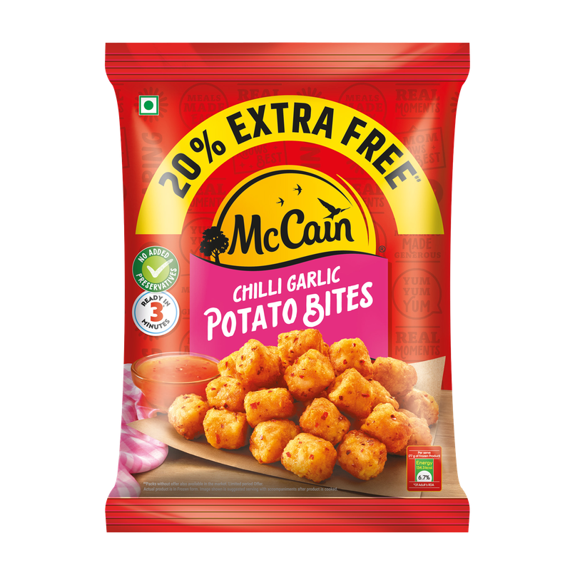 McCain Chilli Garlic Potato Bites | Party Snack