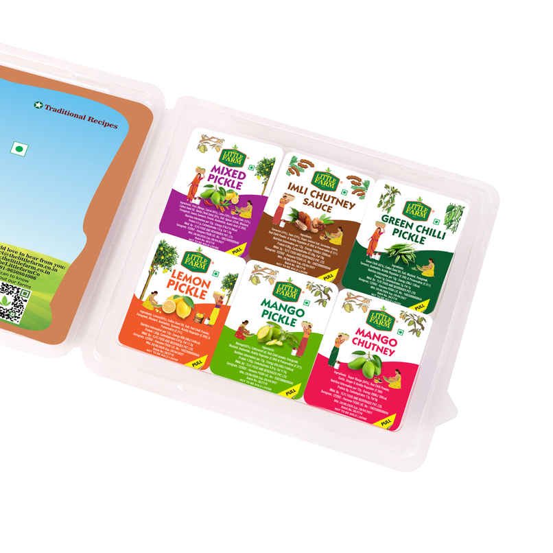 The Little Farm Co. Pickle & Chutney Assorted Travel Pack The Little Farm Co. Pickle & Chutney Assorted Travel Pack