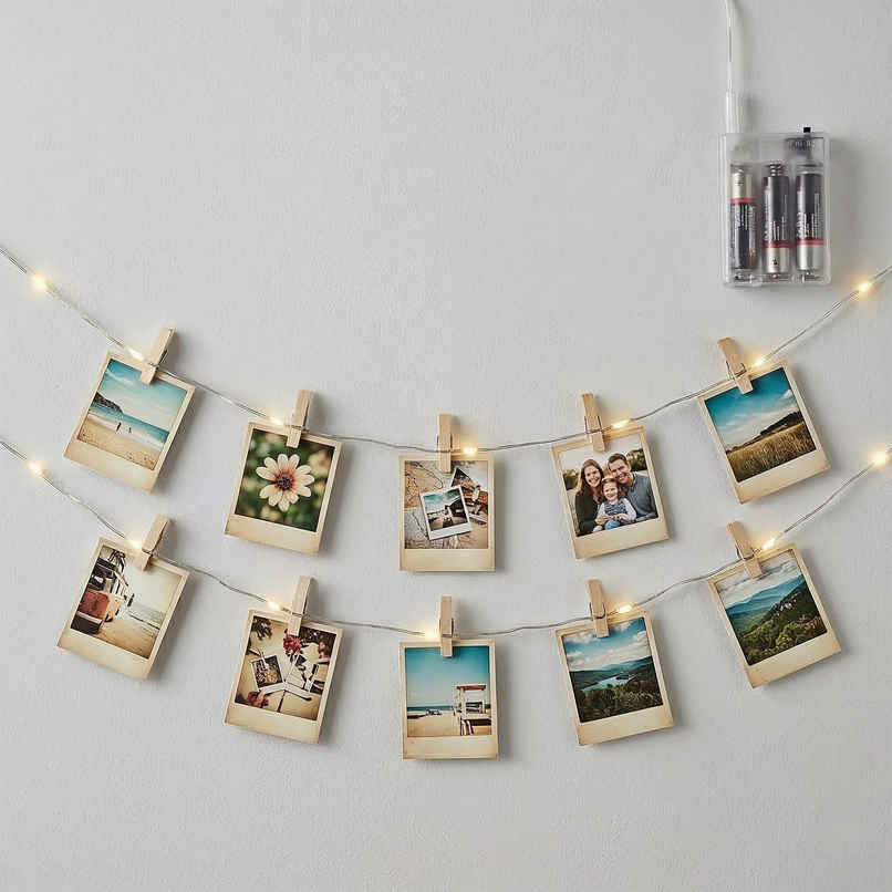 String Lights with Photo Clips | Happy Mail