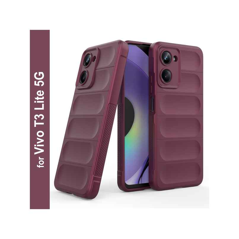 Zapcase Back Cover for Vivo T3 Lite 5G | Magic-Plum Zapcase Back Cover for Vivo T3 Lite 5G | Magic-Plum