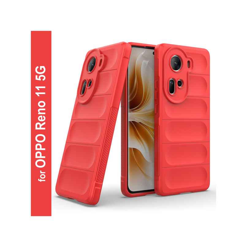 Zapcase Back Cover for OPPO Reno 11 5G | Magic-Red Zapcase Back Cover for OPPO Reno 11 5G | Magic-Red