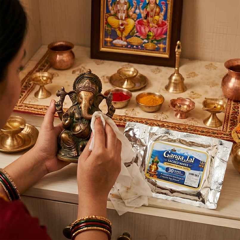 Ganga Jal wet Wipes | Happy Mail Ganga Jal wet Wipes | Happy Mail