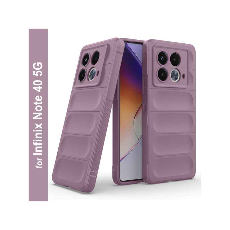 Zapcase Back Cover for Infinix Note 40 5G | Magic-Lavender