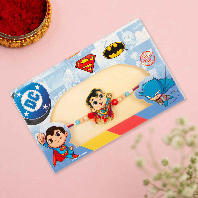 Kids Rakhi | Superman Pendant | DC Comics | Pack of 1 | Hamleys Kids Rakhi | Superman Pendant | DC Comics | Pack of 1 | Hamleys