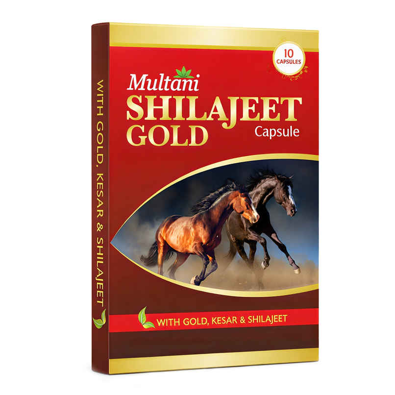 Multani Shilajeet Gold Capsule | For Youthful Living, Stamina & Endurance Multani Shilajeet Gold Capsule | For Youthful Living, Stamina & Endurance