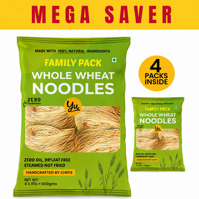 Yu Whole Wheat Hakka Noodles - Family Pack Yu Whole Wheat Hakka Noodles - Family Pack