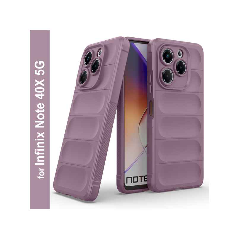 Zapcase Back Cover for Infinix Note 40X 5G | Magic-Lavender