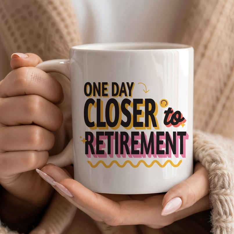 Funny Retirement Countdown Mug | Oye Happy