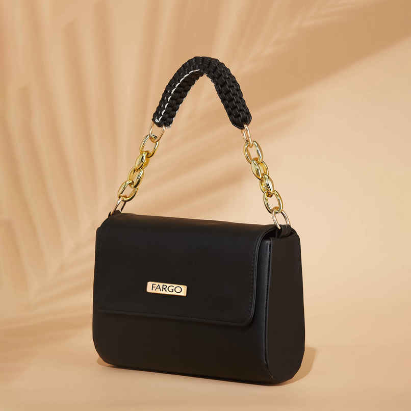 Fargo Black Stylish Sling Bag | FGO-686 Fargo Black Stylish Sling Bag | FGO-686