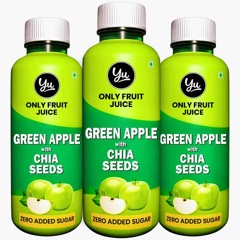 Yu Green Apple with Chia Seeds - Only Fruit Juice Yu Green Apple with Chia Seeds - Only Fruit Juice
